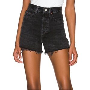Agolde “Dee” Denim Cutoff Shorts